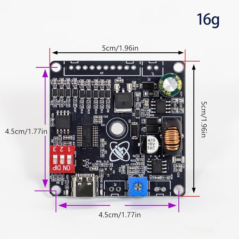 HF20W MP3 Player Module 12 85VDC 9 Channel USB Programmable 20W Class D Amplifier - Image 3